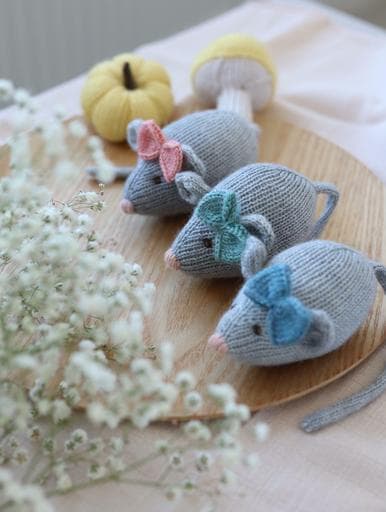 МК по вязанию мышат #knit_minimice