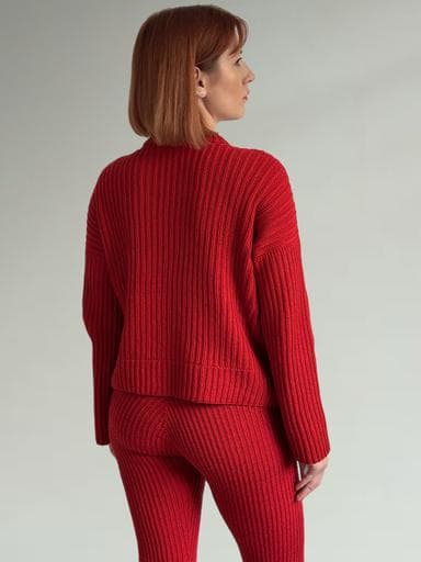 2 МК костюм спицами "Ribbed"