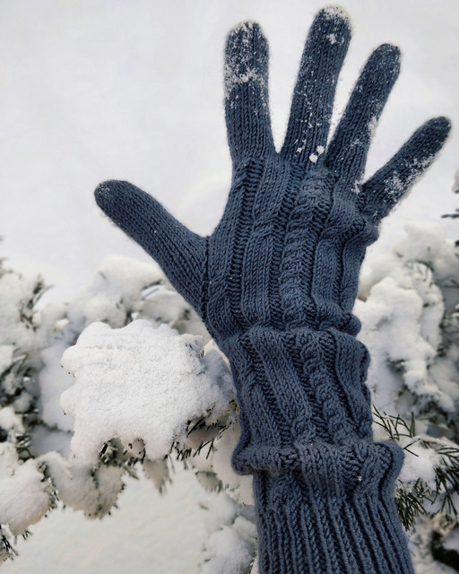 Мастер-класс по вязанию перчаток спицами МК Over_gloves