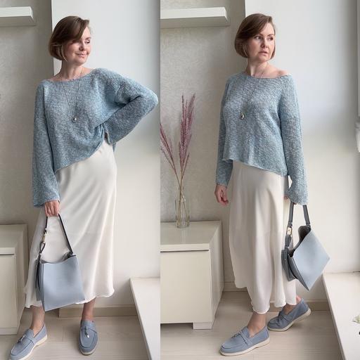 Мастер-класс по вязанию Джемпер Linen
