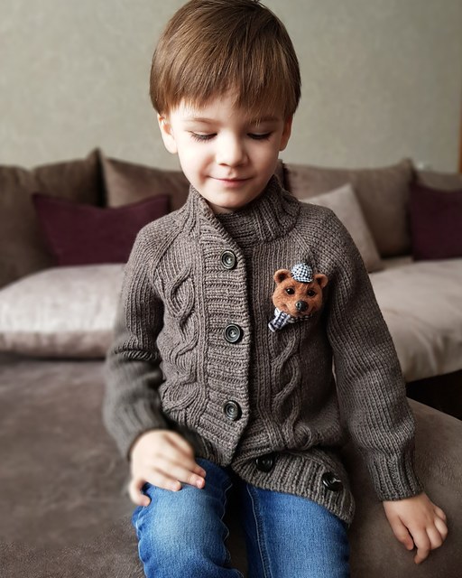 МК Кардиган "COZY" Размеры для детей от 6 мес по 12 лет